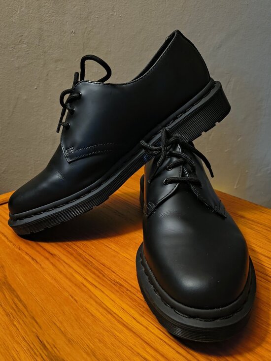 Dr. Martens Shoes - Dr Martens 1461 Mono Smooth Leather Oxford Shoes